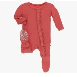Kickee Pants Footie One Piece NWT